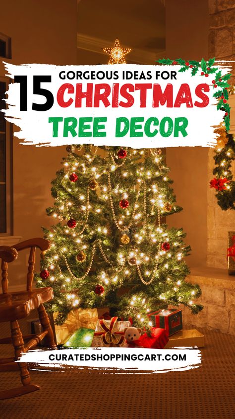 Searching for Christmas tree decoration ideas?Check out our stunning 15 Christmas tree decor ideas that will wow your guests! From eco-friendly trees to glamorous, glittering designs, these ideas will bring festive joy to your home. Whether you love whimsical, vintage, or modern holiday decor, there’s something for everyone. Perfect for family gatherings or quiet holiday nights at home. Christmas tree trends, holiday decorations, Christmas tree ornaments, festive tree decor, Christmas decor 2024 Christmas Tree Decoration Ideas, Tree Decoration Ideas, Antique Christmas Tree, Christmas Tree Decor Ideas, Tree Decor Ideas, Modern Holiday Decor, Creative Christmas Trees, Traditional Christmas Decorations, Christmas Mantel Decorations