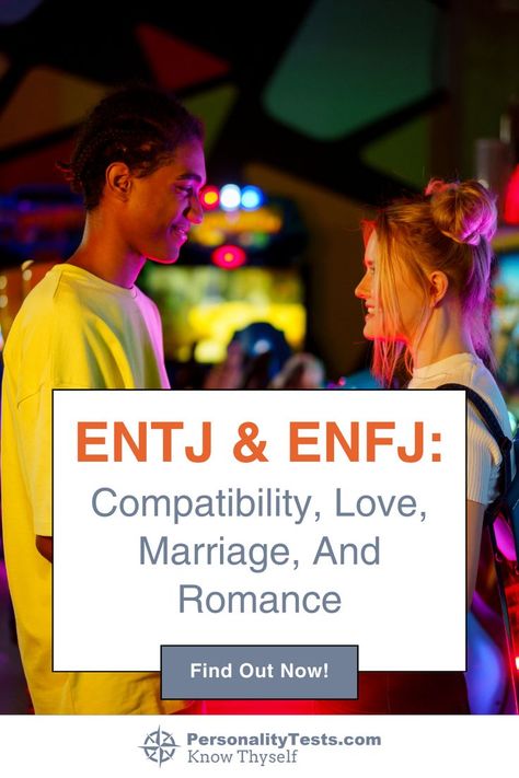 Unlock the secrets of love and compatibility between ENTJ and ENFJ personalities! 🌟 Explore the dynamic blend of traits, personalities, and unique dynamics that make ENTJs and ENFJs a powerhouse couple. Dive into our exclusive article on personality types, traits, and discover the keys to a thriving relationship. 💑✨ #ENTJ #ENFJ #PersonalityTypes #LoveCompatibility #RelationshipGoals Enfj Compatibility, Entj Relationships, Enfj Personality, Love Compatibility, Love Marriage, The Keys, Personality Types, Love And Marriage, Personalities