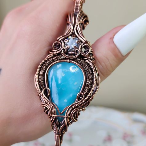 Wire wrapped jewelry diy