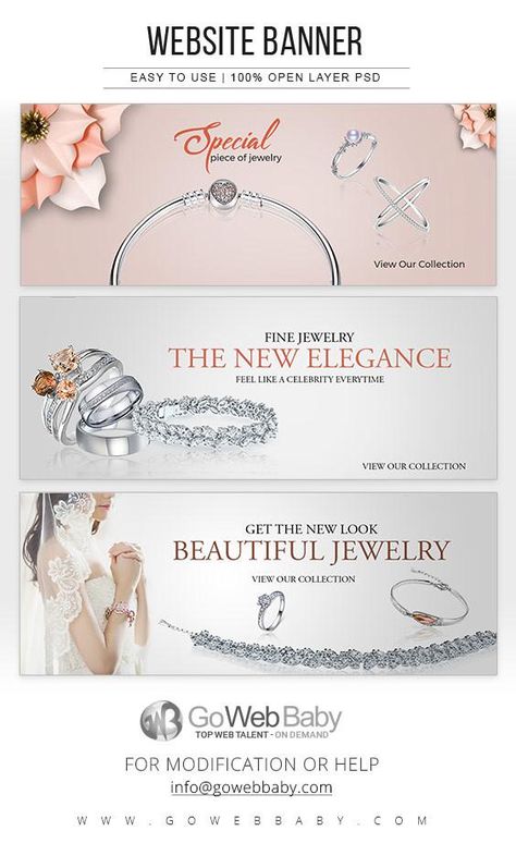 Website Banners - Silver Plated Jewelery For Website Marketing Jewellery Website Banner, Jewelry Email Marketing Design, Jewelry Website Banner, Jewellery Banner Design, Jewelry Banner Design, Jewellery Banner, Jewelry Banner, Jewelry Website Design, Shop Banner Design