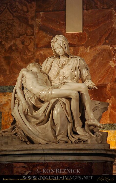 Michaelangelo's - "Pieta" - The only one of his masterpieces Michaelangelo ever sign. Housed at St. Peter's Basilica. The Vatican, Rome, ITALY La Pieta, Le Vatican, Vatican Rome, Visit Rome, Santi Cattolici, St Peters Basilica, St Peters, Random Inspiration, Vatican Museums