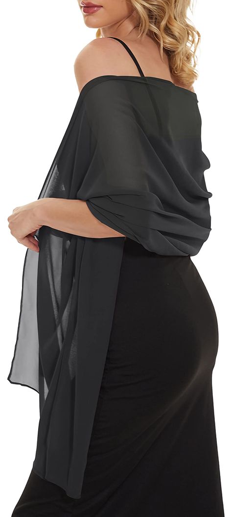 PRICES MAY VARY. The shawl wrap for women is made of 100% polyester, an exceptionally soft, lightweight and breathable fabric that is kind to the skin and drapes nicely for wearing in winter or summer. The dress cover is 78.7*27.5 inch / 200*70 cm in size, so it covers a large area of your skin, covering your arms, shoulders as well as your back. It is easy to store and fold up to fit in your clutch bag, which is very convenient. The scarf coverup is available in a variety of colors, so you can Bridal Scarf, Pinterest Shop, Star Shawl, Evening Dress Wedding, Scarf Coverup, Evening Scarf, Dress Scarf, Dress Wedding Party, White Evening Dress