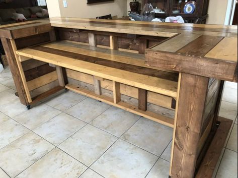 Indoor Outdoor Bar, Home Bar Plans, Basement Bars, Bar In Casa, Bar Dimensions, Bar Plans, Diy Home Bar, Outdoor Kitchen Bars, Outdoor Patio Bar