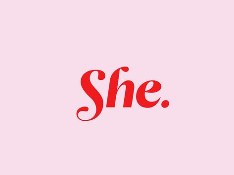 She by Audrey Elise Red, Pink