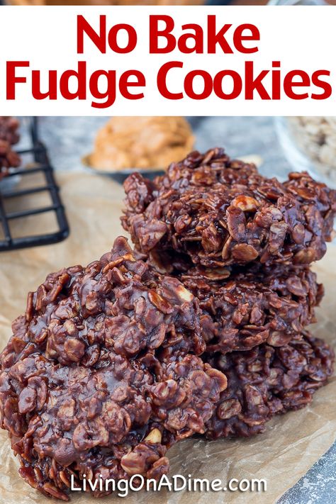 This easy no bake fudge cookies recipe is a great recipe that your family and kids will love! Super easy to make and delicious anytime! Fudge Cookies Recipe, Easy Homemade Pancake Recipe, Fudge Cookie Recipe, No Bake Fudge, Easy Homemade Pancakes, Easy No Bake Cookies, Cheap Meal Ideas, Homemade Pancake Recipe, Chocolate Oatmeal Cookies