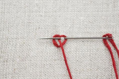 How to Embroider Tiny Hearts with Scroll Stitch: Stitch the Right Side of the Heart Heart Embroidered Converse, Tiny Heart Embroidery, How To Embroider A Heart By Hand, How To Embroider Hearts, How To Stitch A Heart, How To Sew A Heart, How To Embroider A Heart, Embroider A Heart, Embroider Heart