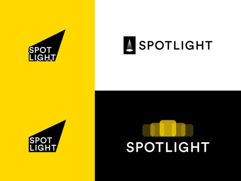 Spotlight Logo Drafts by Steffen Kraus Light Logo Design, Spotlight Logo, Theatre Logo, Light Logo, Lighting Logo, Spot Light, Website Inspiration, Logo Images, Show And Tell