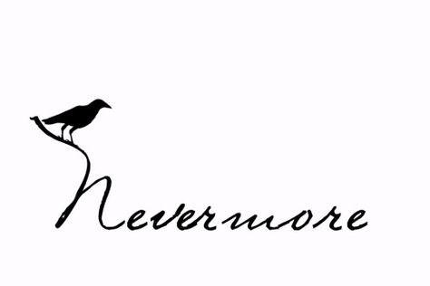 Nevermore Tattoo, Edgar Allen Poe Tattoo, Poe Tattoo, Sewing Tattoos, Literary Tattoos, Crow Tattoo, Raven Tattoo, Spooky Tattoos, Allen Poe