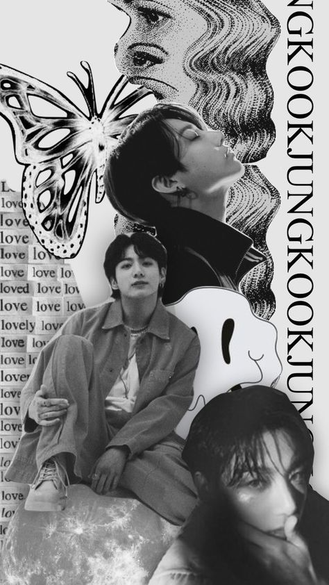 Jk Collage Wallpaper, Jungkook Wallpaper Collage, Jungkook Wallpaper Edit, Jungkook Collage, Jungkook Poster, Bts Moodboard, Kpop Birthday, Happy Birthday Jungkook, Kpop Collage