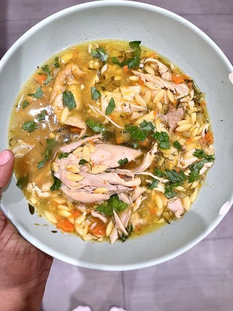 Chicken In A Pot, Farmhouse Cooking, Ina Garten Chicken, Best Ina Garten Recipes, Chicken Soups, Orzo Recipe, Orzo Soup, Ina Garten Recipes, Orzo Recipes