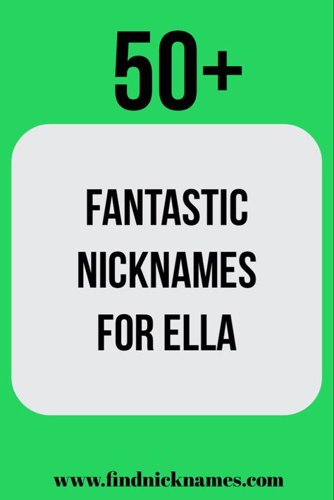 We have a list of creative nicknames for the name Ella perfect for your baby girl, bestie or sister #nicknames Best Nicknames For Girls, Creative Nicknames, Olivia Name, Girl Bestie, Nicknames For Girls, Funny Nicknames, Good Nicknames, German Names, American Athletes