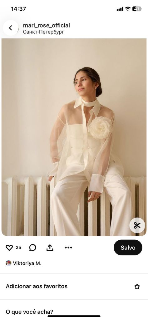 Organza Shirt Outfit, Transparent Shirt Outfit, Organza Top Outfit, Flower Tops Outfit, Organza Shirt, Organza Blouse, Gowns Dresses Elegant, Creation Couture, Formal Style