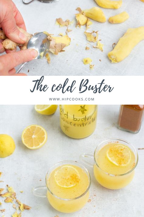 It’s time to feel better fast with the Cold Buster Tonic. Tonic For Colds, What To Drink When You Feel A Cold Coming, Cold Buster Juice, Cold Buster Tea Recipe, Cold Buster Drink, Recover From A Cold, Cold Buster Soup, Food For Colds Feel Better, Cold Buster Smoothie