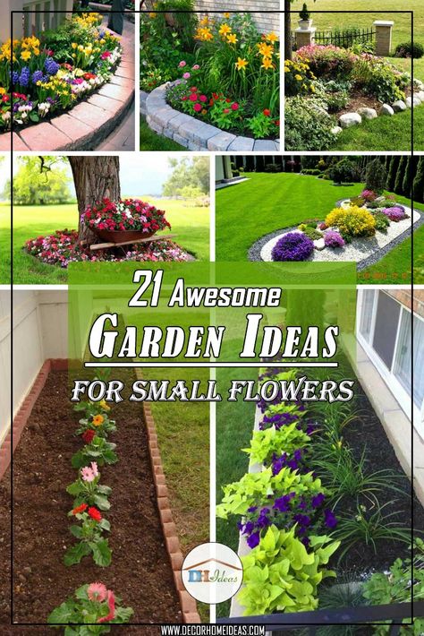 Small Backyard Planting Ideas, Flowers Ideas For The Yard, Small Backyard Flower Beds, Outside Flower Garden Ideas, Small Front Yard Flower Bed, Flowers For Yard Ideas, Small Garden Plants Ideas, Small Flower Gardens In Front Of House, Small Flower Beds Ideas