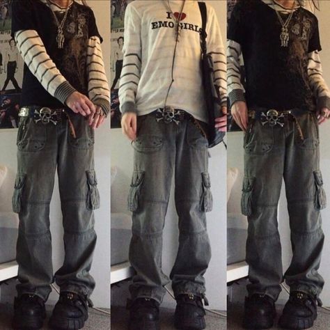 Tshirt Grunge Outfit, Male Manipulator Outfits, Alt Outfits, Fits Clothes, 2021 Fashion, Alt Fashion, Swaggy Outfits, Alternative Outfits, Fashion Fits