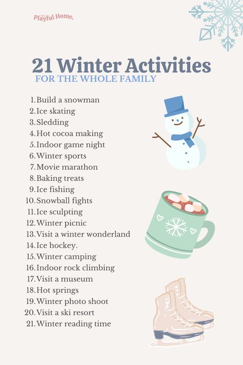 What To Do In Winter With Friends, Holiday Dates Ideas, December Activities For Adults, Cozy Winter Activities, Winter Activity Ideas, Winter Group Activities, Winter Activities With Friends, Things To Do With Friends In Winter, January Family Activities