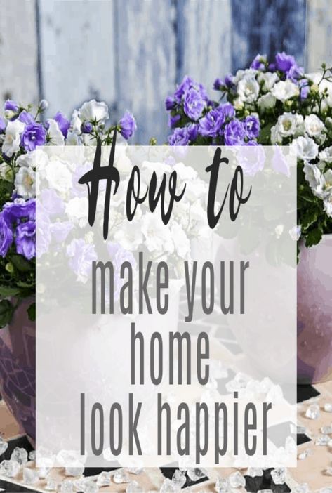 How to make your home look happier - something we all want! It is simple with these simple homehacks guaranted to make a happy home  #homehacks #designhacks #happiness #home #happyhome #homedesign Adding Whimsy To Home, Demodernizing Home, Add Personality To Your Home, How To Modernize Your Home, Modern Living Room Apartment, Living Room Apartment Decor, Types Of Interior Design Styles, Refresh Home, Hometalk Diy