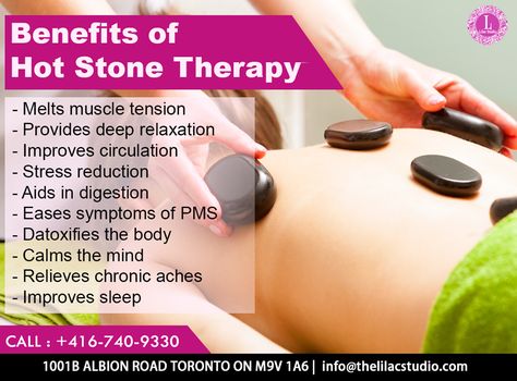 10 Important Benefits Of Having a Hot Stone Massage. For Appointment & More Info: Call +1 416-740-9330 #LilacStudios #EnhancesYourBeauty #BeautyServices #HotStoneMassage #LilacSalonSpa Deep Tissue Massage Benefits, Massage Ads, Massage Therapy Quotes, Stone Therapy, Massage Marketing, Massage Therapy Rooms, Massage Quotes, Therapy Business, Massage Therapy Business