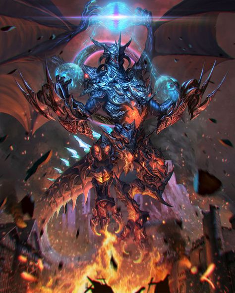 Dragon Emperor, Cool Monsters, Fantasy Beasts, 다크 판타지, Monster Concept Art, Dragon Pictures, Demon Art, Fantasy Monster, Dragon Artwork