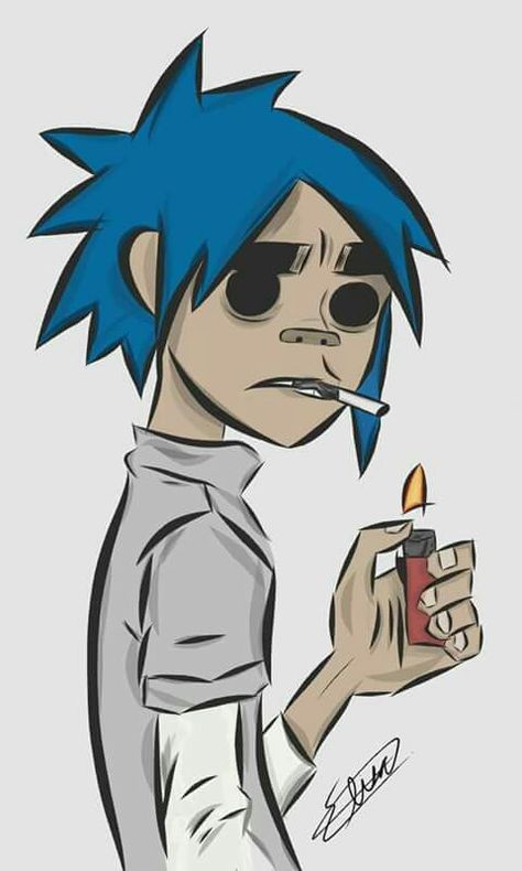 Gorillaz Art Style, Gorillaz Fan Art, Gorillaz Art, Graffiti Style Art, Graffiti Characters, Graffiti Drawing, Naha, Drawing Tutorials, Gorillaz