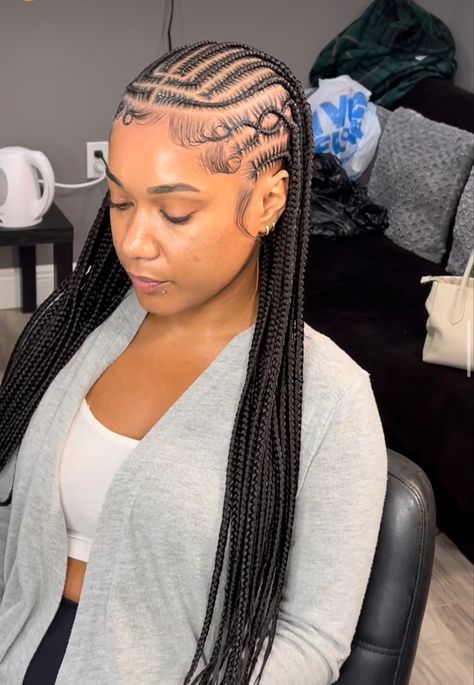 Hair Braid Designs, Latest Hair Braids, Lemonade Braids Hairstyles, Easy Braided Hairstyles, Short Box Braids Hairstyles, Braided Hairstyles For Black Women Cornrows, Feed In Braids Hairstyles, Goddess Braids Hairstyles, Braided Hairstyles For Teens