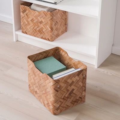 BULLIG Box, bamboo, brown - IKEA