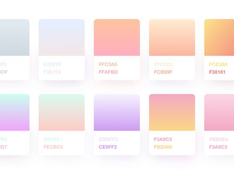 Sketch Gradients  Freebie  by Dennis Mẫu Power Point, Flat Color Palette, Gradient Color Design, Color Design Inspiration, Hex Color Palette, Pastel Gradient, Color Palette Challenge, Pastel Colour Palette, Gradient Design