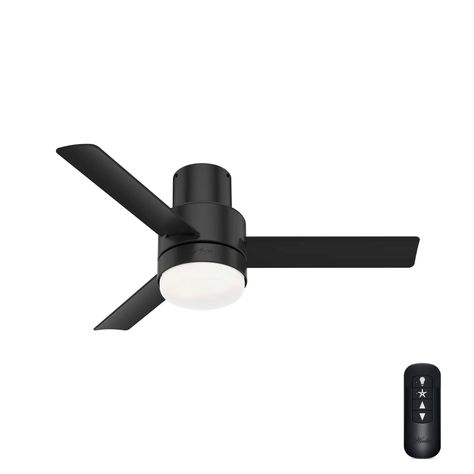 Pool House Decor, Exterior Ceiling Fans, Covered Porches, Hunter Ceiling Fans, Brushed Nickel Ceiling Fan, Modern Style Bathroom, Low Ceilings, Black Ceiling Fan, Flush Mount Ceiling Fan