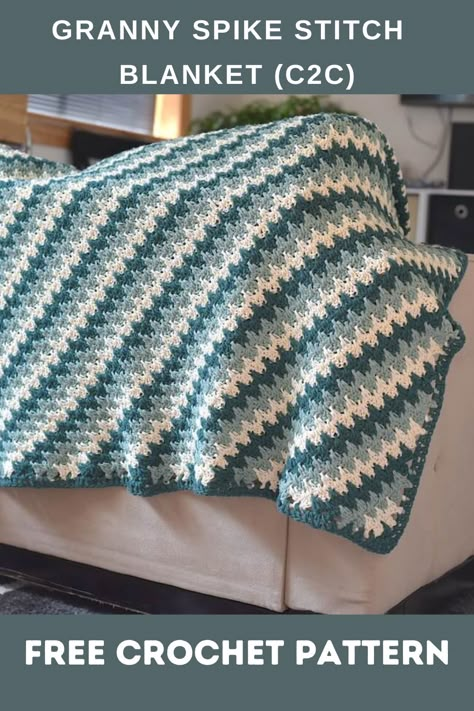 a C2C crochet lapghan Quick Lap Blanket Crochet, Lunar Crossing Crochet Blanket, Crochet Diagonal Blanket, Easy Lap Blanket Crochet, Quick Crochet Lap Blanket, Diagonal Crochet Blanket Pattern, Crochet Wheelchair Lapghans Free Patterns, Granny Spike Stitch Blanket, C2c Crochet Blankets