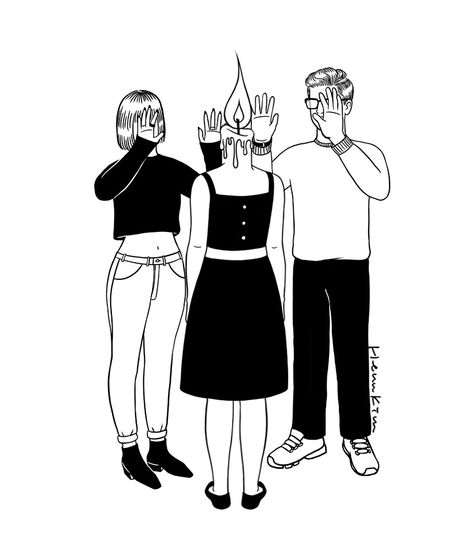 Don't Burn Yourself To Keep Others Warm on Behance Burn Yourself, Henn Kim, Album Artwork Cover Art, Dysfunctional Relationships, People Pleaser, Cultural Appropriation, Industrial Design Sketch, Stand Up For Yourself, Line Illustration