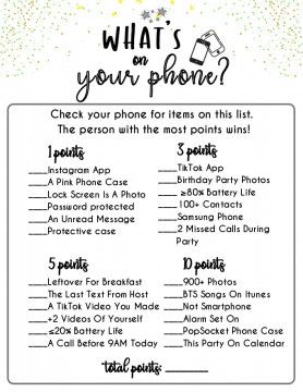 Phone Scavenger Hunt Game, Cell Phone Scavenger Hunt For Adults, Whats On My Phone Game Questions, Cell Phone Games For Party, Whats On Your Phone Game Free Printable, Games To Play Over The Phone, Cell Phone Scavenger Hunt, Challenges For Teens, Whats On Your Phone Game