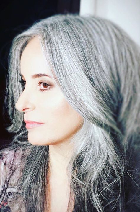 Salt and pepper gray hair. Grey hair. Silver hair. White hair. don't care. No dye. Dye free. Natural highlights. Aging and going gray gracefully. Anti Gray Hair, Pepper Hair, Salt And Pepper Hair, Gorgeous Gray Hair, Grey Hair Inspiration, Silver Sisters, Beautiful Gray Hair, Grey Wig, Silver Grey Hair