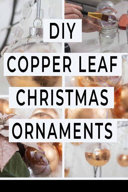 I can't believe these DIY copper Christmas ornaments are a Do It Yourself project. They look so elegant on the Christmas tree you would think they came from an expensive Christmas store. #fromhousetohome #holidaydecor #christmas #diychristmas  #homedecorandgardeningideas Copper Christmas Ornaments, Copper Christmas Tree, Copper Christmas Decor, Expensive Christmas, Copper Ornaments, Copper Christmas, Diy Copper, Easy Christmas Ornaments, Copper Diy