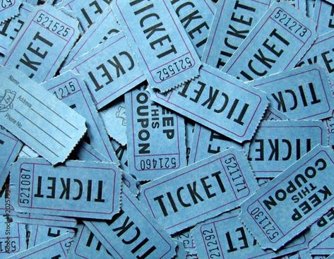 Stock Image: blue ticket background Arcade Tickets, Exit Tickets Template, Baseball Ticket Invitation, Movie Ticket Template, Event Ticket Template, Concert Ticket Template, Old School Movies, Raffle Tickets Template, E Ticket