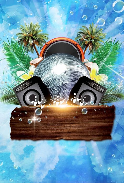 summer,Great,Party,music,Madness,Fresh and cool,Sea island,coconut tree,Soft drink,Blue Sky,Bubble,Poster Backgroundsummer vectors summer poster summer banner summer fun summer photography summer fashion summer ideas summer beach summer background Party Poster Ideas, Party Event Poster, Beach Party Poster, Party Poster Background, Bubble Poster, Summer Background Images, Beach Party Ideas, Mallorca Party, Party Design Poster