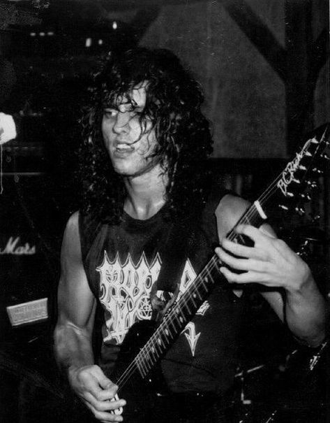 Chuck Schuldiner, Pfp Material, Music Pics, Thrash Metal, Metal Music, Guitar Player, Music Stuff, Metal Bands, Rock Music