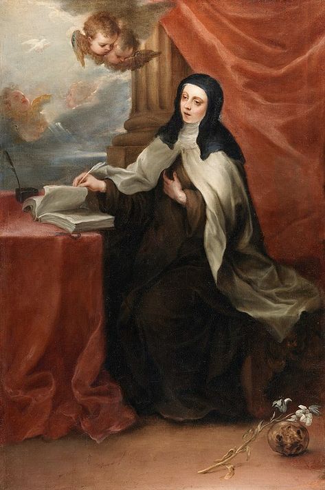 National Gallery Of Ireland, Saint Teresa Of Avila, Teresa Of Avila, Contemplative Prayer, St Teresa, Saint Teresa, Mata Hari, Like A Lion, St Therese