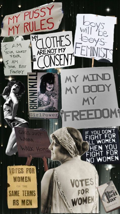 #vintage #wallpaper #books #women #feminism #bikinikill Punk Rock Art, Feminism Poster, Freedom Girl, Wallpaper Books, What Is Feminism, Black Lives Matter Art, Feminism Quotes, Women Feminism, Riot Grrrl