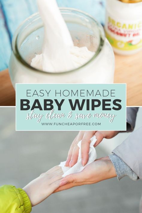 Homemade Wipes, Baby Wipes Recipe, Homemade Baby Wipes, Homestead Diy, Wipes Diy, Cloth Baby Wipes, Reusable Baby Wipes, Reusable Wipes, Diy Bebe