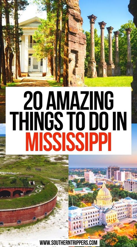 20 Amazing Things to do in Mississippi Pass Christian Mississippi Things To Do, Things To Do In Jackson Mississippi, Fun Things To Do In Mississippi, Mississippi Road Trip Bucket Lists, Mississippi Vacation Ideas, Mississippi Bucket List, Red Bluff Mississippi, Things To Do In Natchez Ms, Oxford Mississippi Things To Do In