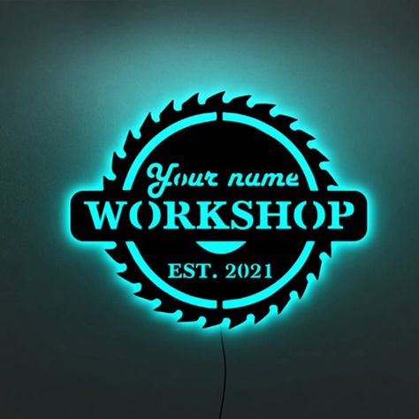 PRICES MAY VARY. This is a CUSTOM Garage Neon Sign made out of color changing LEDs - Wall Sign Neon-like sign color changing with a remote controller.WE CAN PERSONALIZE every led sign,just let me know in personalization notes！EVERYTHING CAN BE CUSTOMIZED！！ This type of wall signs will be perfect according your room space or party or game room or even personalize it for the gift. This high quality custom bar led sign is made to last for years, and is crafted from very durable birch plywood.Size:d Wood Neon Sign, Bar Led Sign, Custom Garages, Light Up Signs, Bar Led, Garage Lighting, Custom Bar, Led Sign, Custom Neon Signs