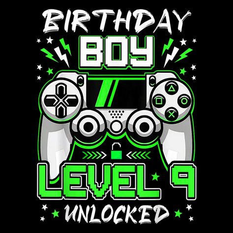 9 Year Old Video Games Gaming Level 9 Birthday Boy birthday gifts for women birthday decorations gift card birthday birthday gifts for men birthday cards birthday gifts for mom birthday wrapping paper birthday gifts happy birthday birthday shirt Paper Birthday Gifts, Men Birthday Cards, Boy Birthday Gifts, Old Video Games, Gifts For Men Birthday, Best Birthday Gift Ideas, Game Cake, Wrapping Paper Birthday, Gifts For Mom Birthday