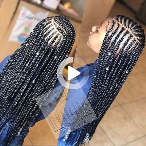 Girl Braided Hairstyles, Braided Hairstyles Black, African American Girl Hairstyles, Black Baby Girl Hairstyles, Scalp Braids, Deep Side Part, Lil Girl Hairstyles, Kid Braid Styles, Feed In Braids Hairstyles