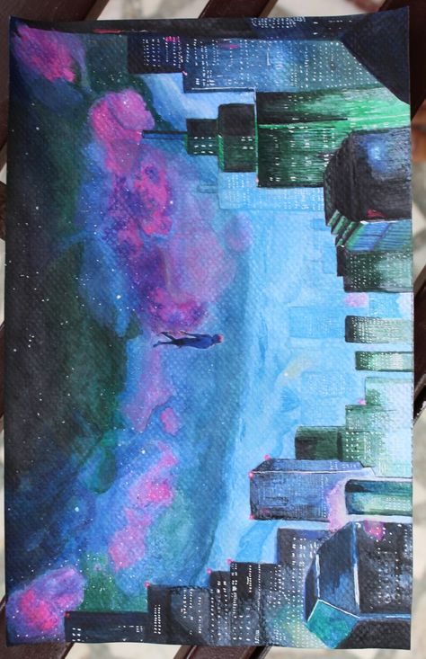 Spiderverse Painting Canvas, Spiderverse Watercolor, Into Spiderverse, Spiderman Canvas Painting, Laptop Painting, Insta Link, Spiderman Painting, Marvel Paintings, Spiderman Spiderverse