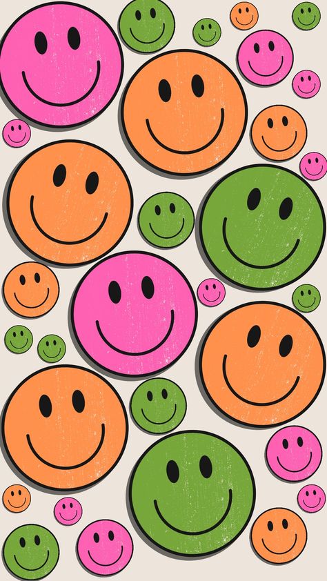 Groovy Wallpaper, Jeep Wallpaper, Retro Wallpaper Iphone, Notebook Cover Design, Colorful Aesthetic, Iphone Wallpaper Pattern, Retro Groovy, Beautiful Wallpapers Backgrounds, Smiley Faces