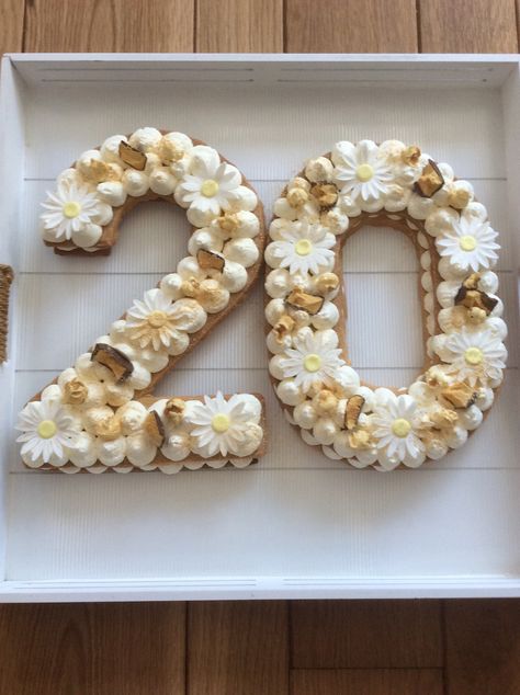 20th Birthday Brunch Ideas, 20 Yo Birthday Cake, 20tg Birthday Cake Ideas, 20 Number Cake, Number 20 Cake, Cake For 20th Birthday Girl, 20th Cake Ideas, Birthday Cake For 20th Birthday, Birthday Cake 20th Girl