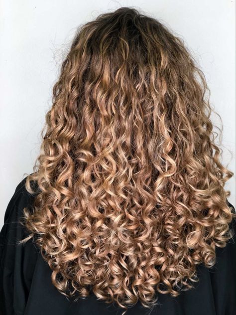 Strawberry Blonde Curly Hair Highlights, Babylights Curly Hair, Curly Golden Blonde Hair, Blonde Curly Hair Natural, Blond Închis, Curly Inspiration, Babylights Blonde, Cheerleader Uniforms, Curly Hair Baby