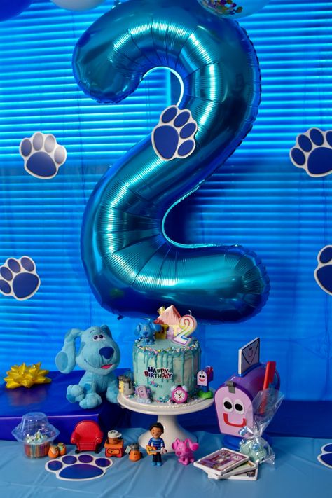 #BlueCluesandYou
#BirthdayParty Blues Clues 2nd Birthday Party Boys, Blues Clues And You Birthday Party, Blues Clues 2nd Birthday Party, Blue Clues Birthday Party Ideas, Blue Clues Birthday, Blues Clues Birthday Party, Blues Clues Birthday, Blue's Clues Birthday Party, Blue Clues