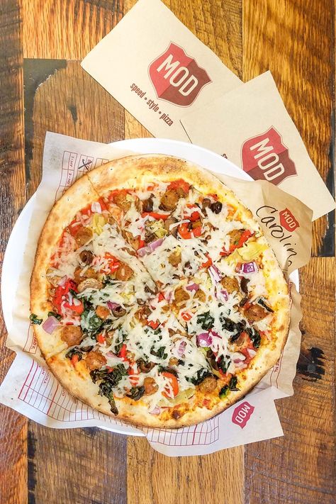 Mod Pizza Ideas, Mod Pizza, Vegan Camping Food, Vegan Pies, Camping Food List, Spring Wishlist, Vegan Salad Dressing, Food Allergies Awareness, Pizza Special