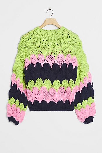 https://www.anthropologie.com/tops-sweaters?utm_source=mktg Oversized Striped Sweater, Chunky Knit Jumper, Jersey Vintage, Ladies Turtleneck Sweaters, Thick Sweaters, Chunky Knits Sweater, Knit Jumper, Pink Sweater, Long Sleeve Casual